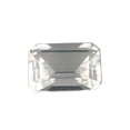 thumbnail image 1 of Certified Natural 1.75 Carat White Topaz Emerald Shape Step Cut 8x6 mm Loose Gemstone April Birthstone, 1 of 6