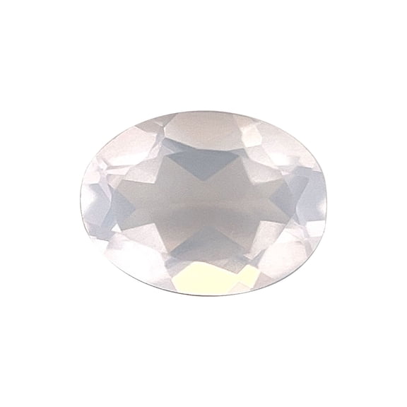 Certified Natural 1 Carat Rose Quartz Oval Shape Brilliant Cut 8x6 mm Loose Gemstone January Birthstone