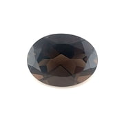 Certified Natural 1 Carat Smoky Quartz Oval Shape Brilliant Cut 8x6 mm Loose Gemstone