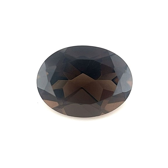 Certified Natural 1 Carat Smoky Quartz Oval Shape Brilliant Cut 8x6 mm Loose Gemstone