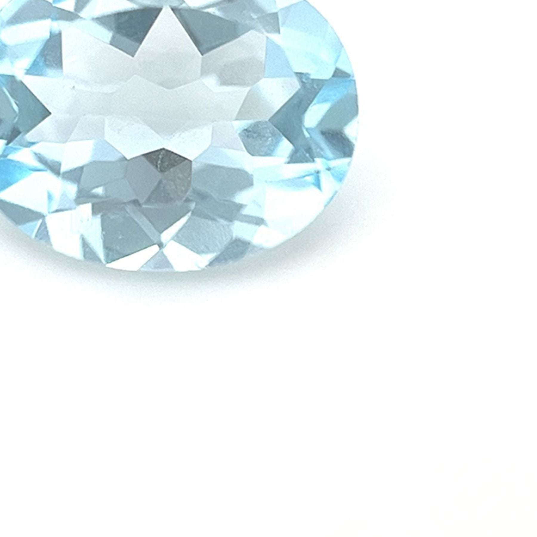 Certified Natural 2.75 Carat Sky Blue Topaz Oval Shape Brilliant Cut ...