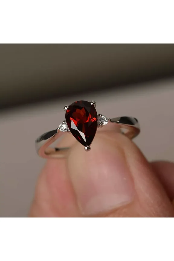 Certified Natural Ruby Ring 925 Sterling Silver Handmade Engagemant Ring