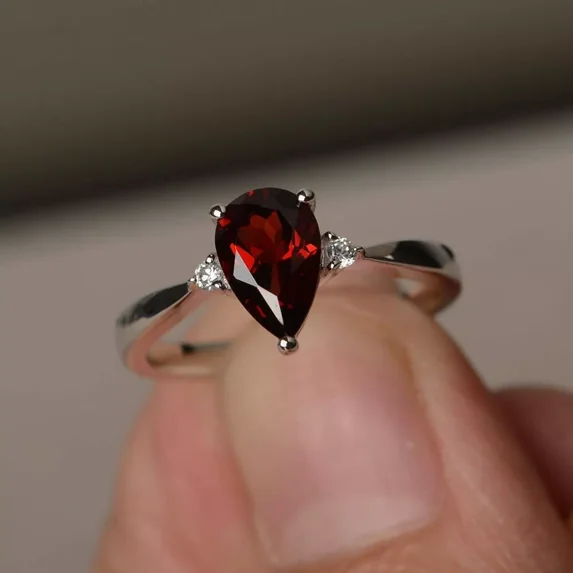 Certified Natural Ruby Ring 925 Sterling Silver Handmade Engagemant Ring