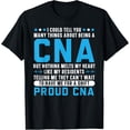 thumbnail image 1 of Certified Nursing Assistant Medical Worker CNA T-ShirtMen and women, Black T-shirt, size: Extra large, 1 of 4