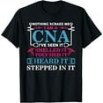 thumbnail image 1 of Certified Nursing Assistant Nothing Scares Me I Am A CNA T-Shirt, 1 of 4
