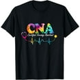 thumbnail image 1 of Certified Nursing Assistant Tie Dye CNA Nurse T-Shirt, 1 of 4