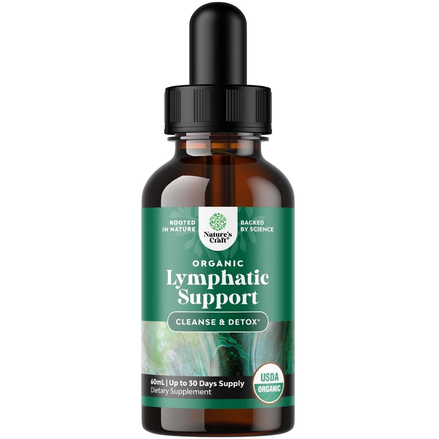 Natures Craft Certified Organic Lymphatic Drainage Drops with
