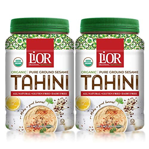 Certified Organic Tahini 100 Pure Stone Ground Sesame for Hummus