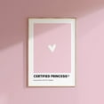 thumbnail image 1 of Certified Princess Print Poster, Pink Pantone Poster Print, Pink Wall Art, Pantone Colors, Pantone Print, Color Swatch Wall Art, Modern Wall Decor, 12x18 UNFRAMED, 1 of 2
