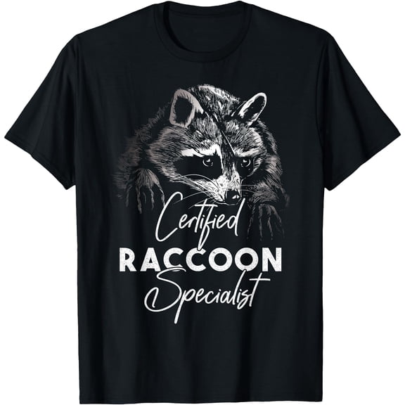 Certified Raccoon Specialist Unisex T-Shirt for Men Women Kids Toddler