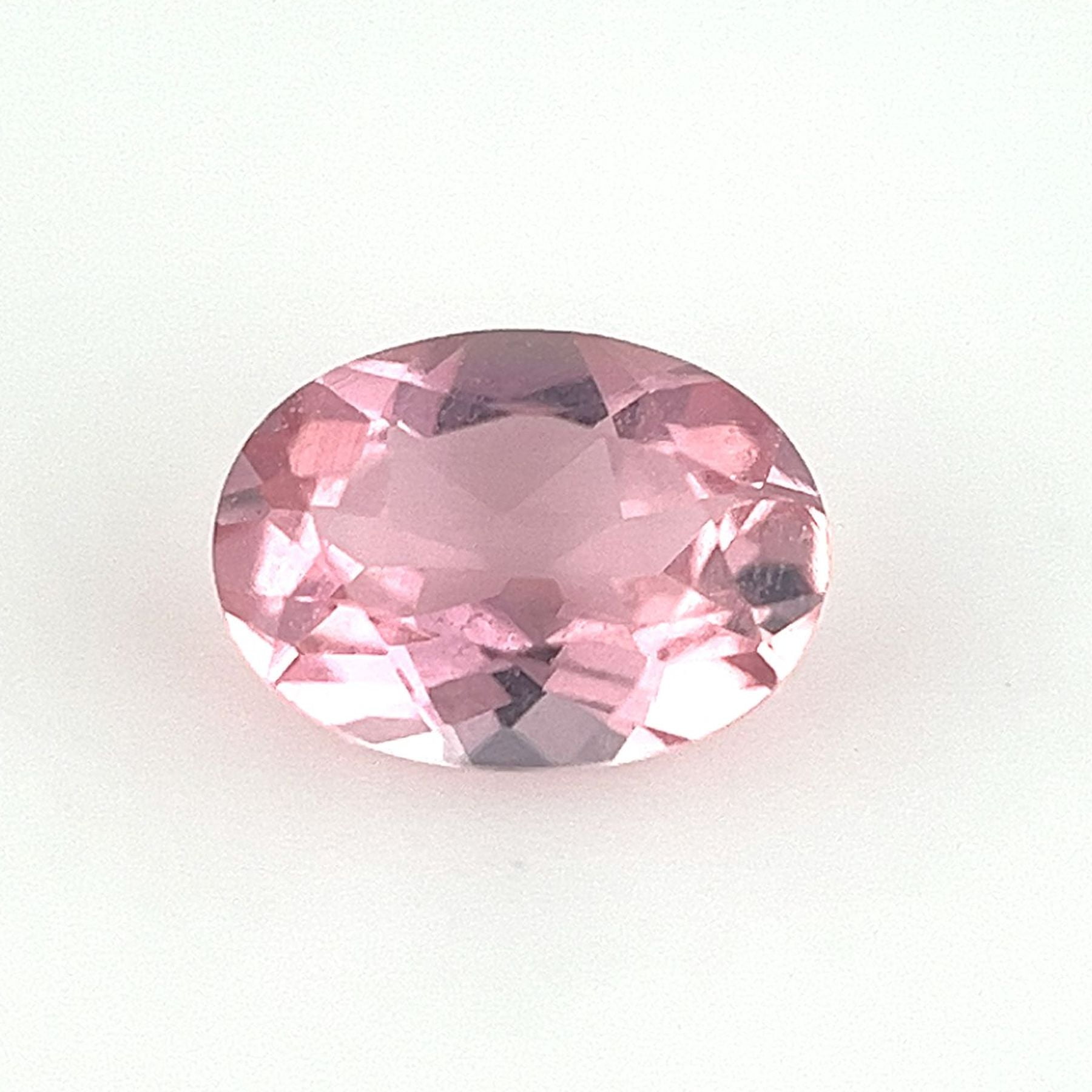 Certified Real 0.75 Carat Pink Tourmaline Oval Shape Brilliant Cut 7x5 mm Loose Gemstone October Birthstone