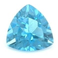 thumbnail image 1 of Certified Real 1.75 Carat Swiss Blue Topaz Trilliant Shape Brilliant Cut 8 mm Loose Gemstone December Birthstone, 1 of 7