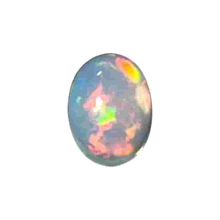Certified Real Carat Crystal Opal Oval Shape Cabochon 8x6 mm