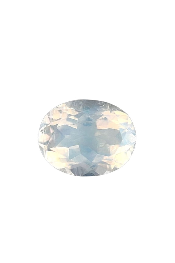 Certified Real 1 Carat Moonstone Oval Shape Brilliant Cut 8x6 mm Loose Gemstone June Birthstone