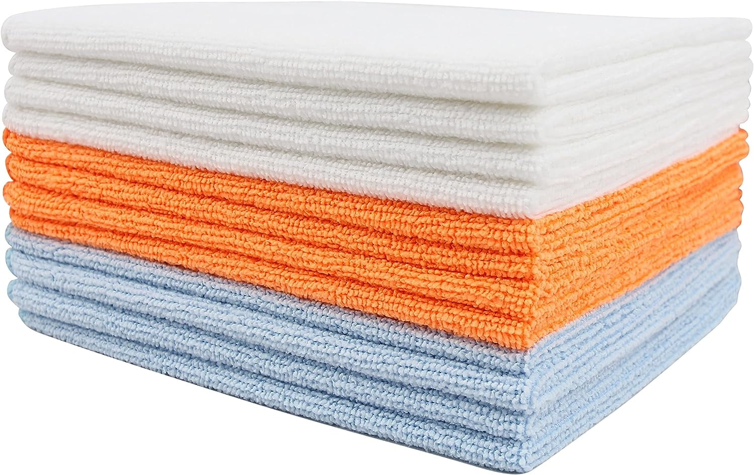 Certified Recycled Microfiber Cleaning Cloths, Made From Plastic