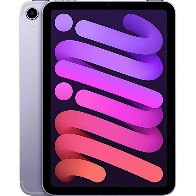 2021 Apple iPad Mini Wi-Fi + Cellular, 64GB, 6th Gen - Purple