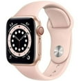 thumbnail image 1 of Restored Apple Watch Series 6 GPS w/ 40MM Gold Aluminum Case & Pink Sand Sport Band (Refurbished), 1 of 4