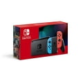 thumbnail image 1 of Restored Nintendo Switch V1 with Neon Blue and Neon Red Joy‑Con RED/BLUE HACSKABAA (Refurbished), 1 of 4