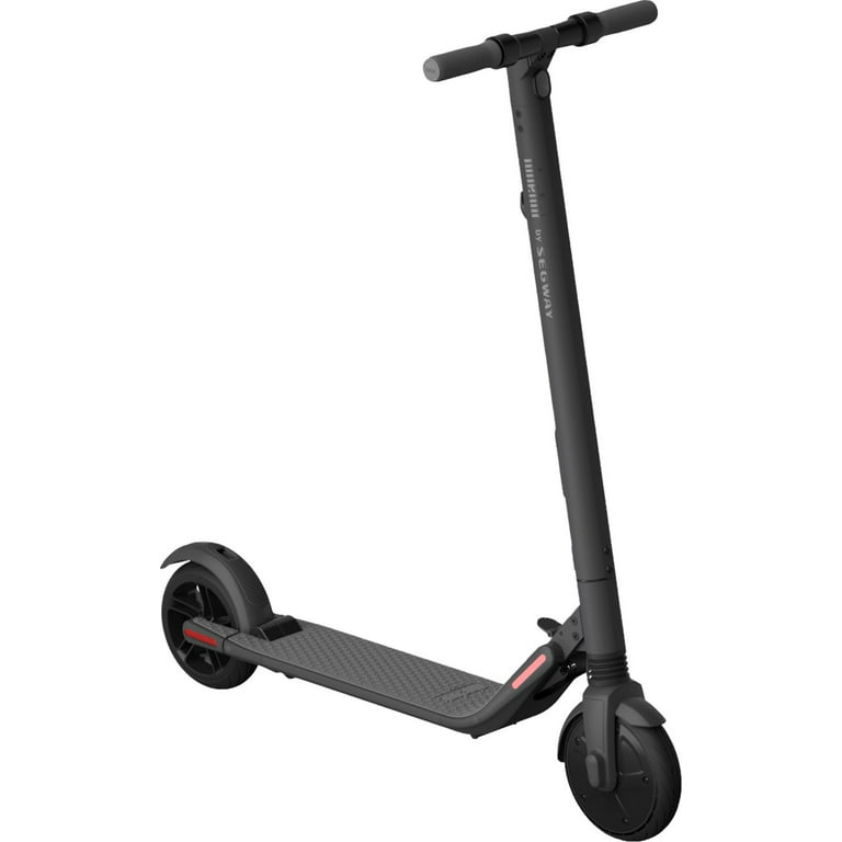Certified Refurbished) Segway Ninebot ES2-N Foldable Electric Scooter w/  15.5mph Max Speed - Dark Gray 