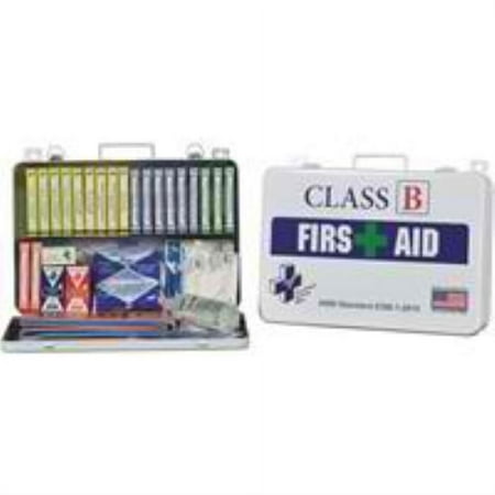 Certified Safety K615-019 36M Class B First Aid Kit, ANSI Z308.1-2015, Metal Case