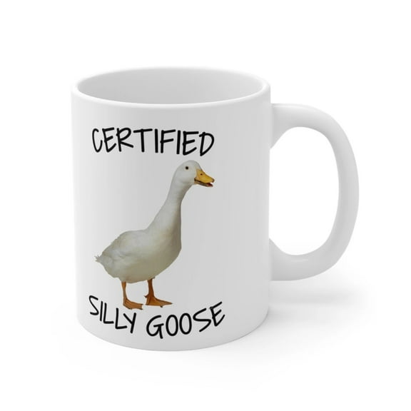 Certified Silly Goose Mug Funny Meme Gift Christmas Secret Santa