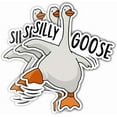 thumbnail image 1 of Certified Silly Goose Sticker, Silly Goose Funny Sticker, Goose Sticker, Sticker Die-Cut Waterproof Vinyl Sticker for Laptop Water Bottle Phone Window Helmet Decal Gift (Silly Goose 2) (3x3inch), 1 of 7