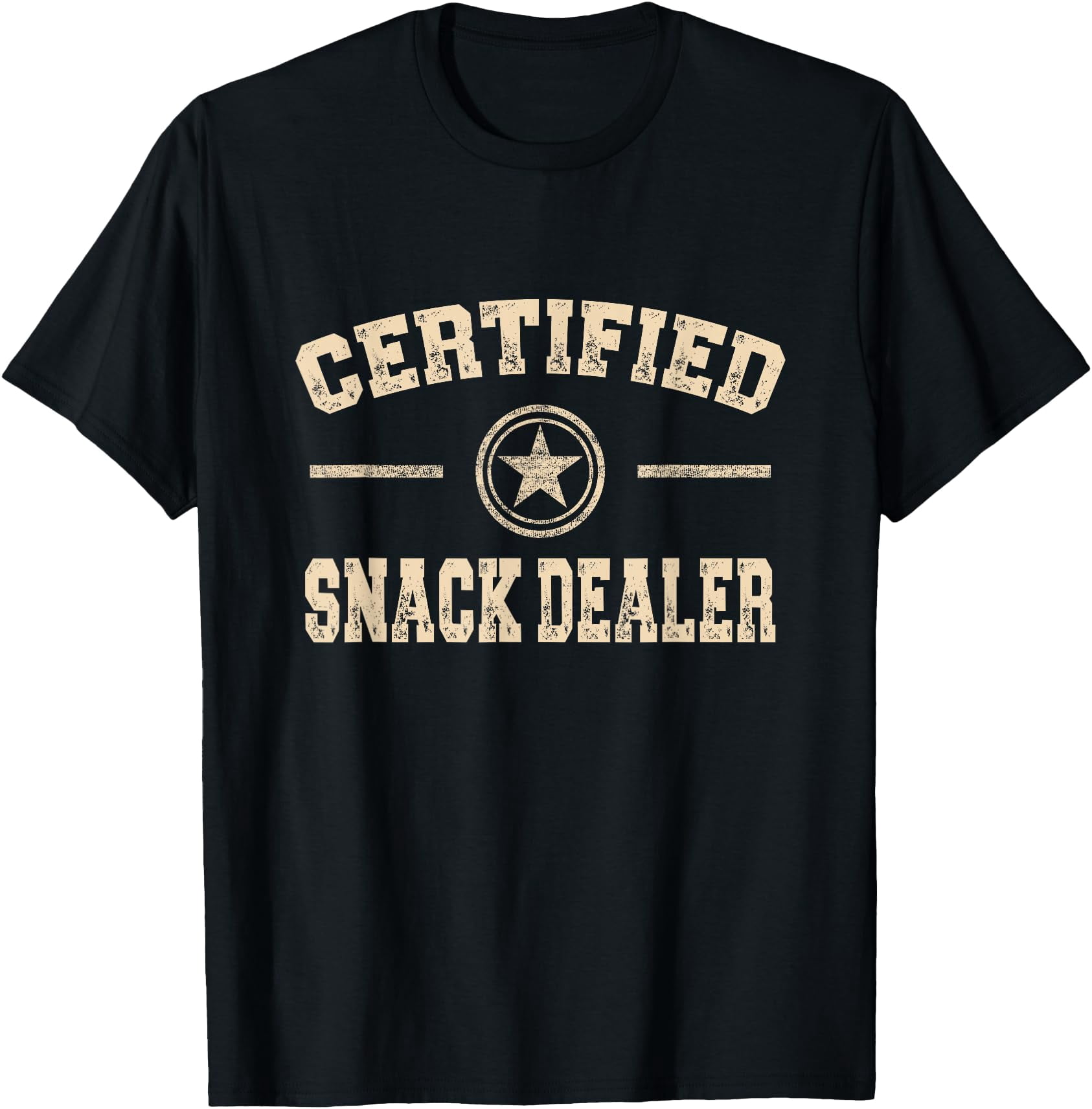 Witty Dc Certified Snack Dealer - Funny Grandpa Joke T-Shirt - Walmart.com