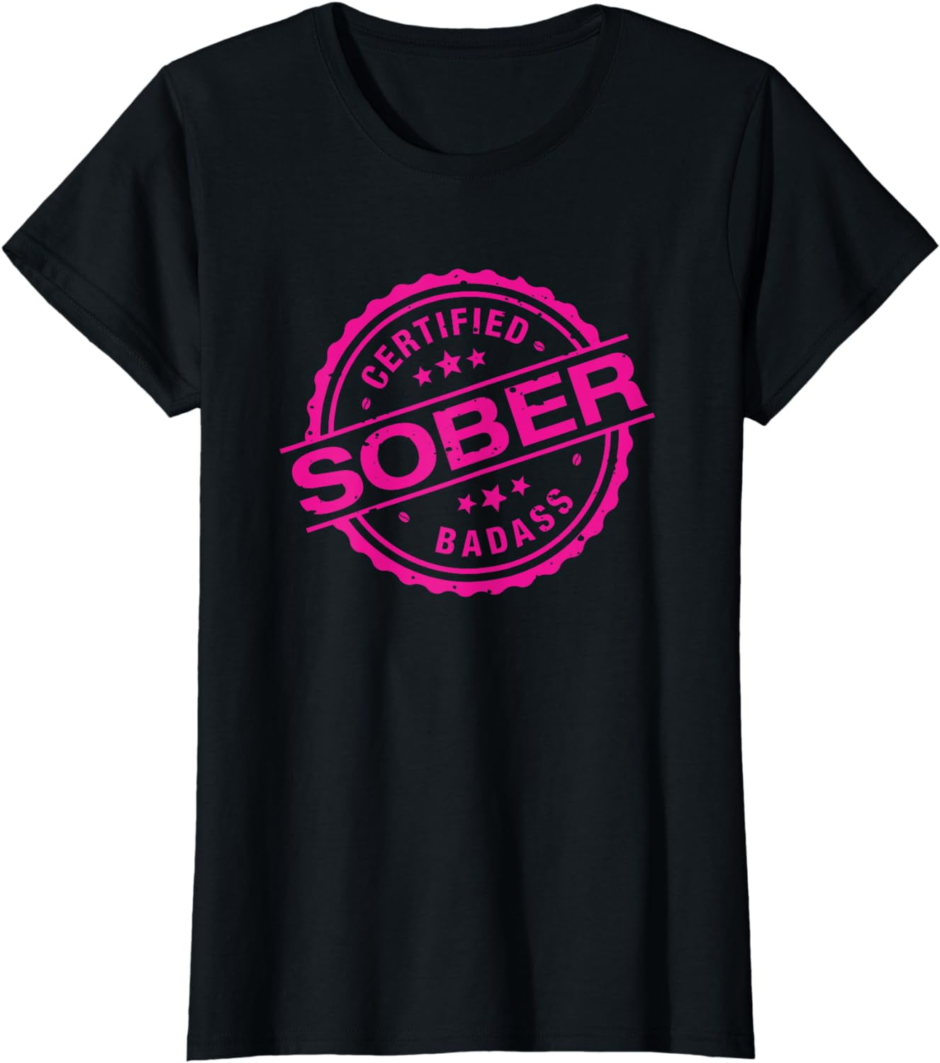 Recovery is Badass Women's Relaxed T-Shirt - Doing It Sober