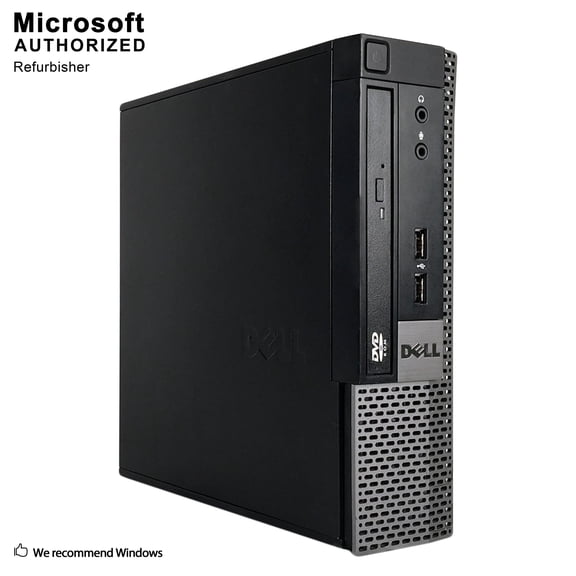 Pre-Owned Dell OptiPlex 9020 USFF Intel Core i5-4570S 2.90 G 8GB RAM 120GB SSD DVD Drive USB WIFI USB BT 4.0 HDMI DP VGA Win 10 Pro 64 Bits(Enlish/Spanish)1 Year Warranty