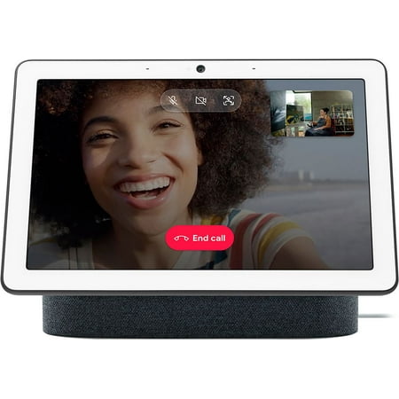 (Certified Used) Google Nest Hub Max 10" Smart Display with Google Assistant - Charcoal