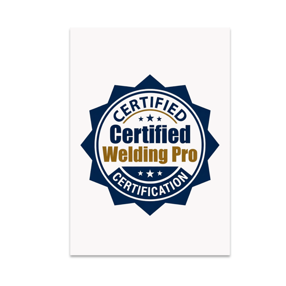 Certified Welding Pro Decor - Welder Certification Enthusiast - 13x19 Poster Print