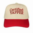 thumbnail image 1 of Certified Yapper Funny Embroidered Trucker Hat, Adjustable Snapback Baseball Cap, Playful Statement Hat for Talkative and Outgoing Personalities, Perfect Gift for Friends and Family, 1 of 5