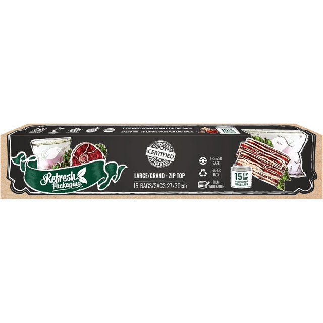 Certified Ziplock Gallon Freezer Bags Sustainable Storage for Frozen