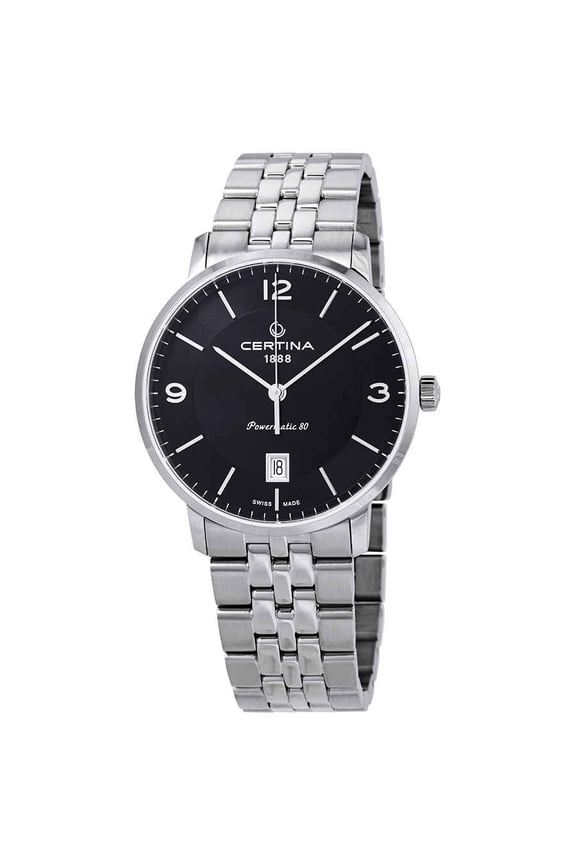 DS Caimano Powermatic 80 Black Dial Men's Watch C035.407.11.057.00