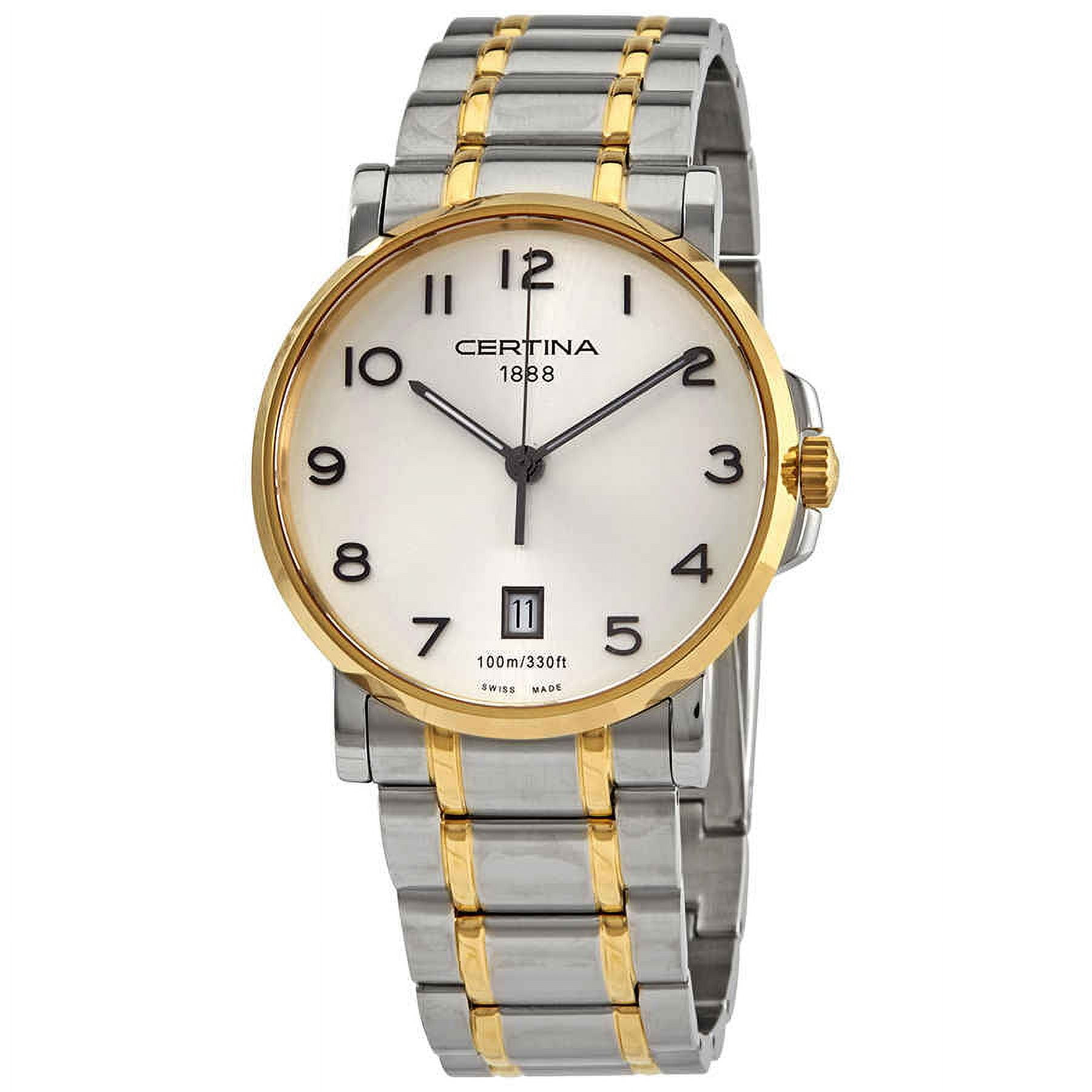 Certina DS Caimano Quartz Silver Dial Men's Watch C017.410.22