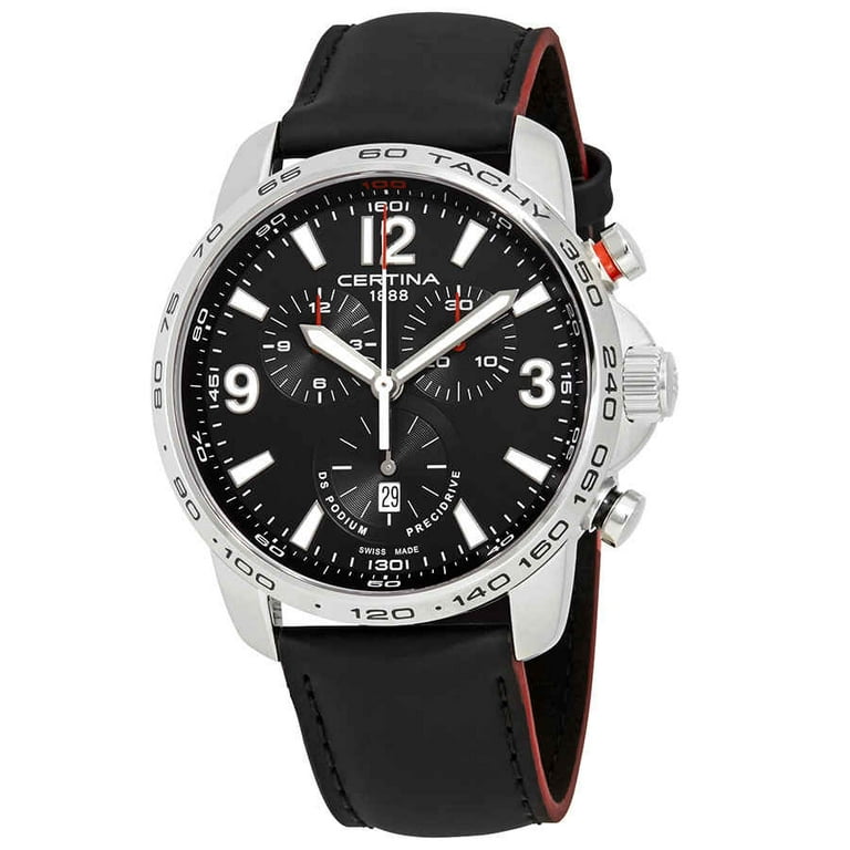 Certina DS Podium Chronograph Black Dial Men s Watch C001.647.16