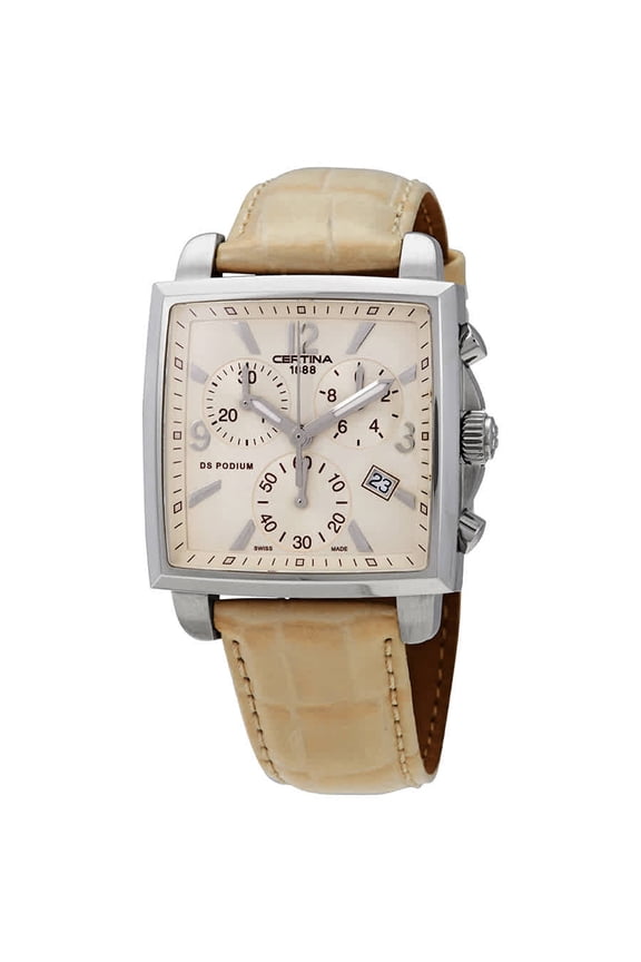 DS Podium Chronograph Ivory Dial Ladies Watch C001.317.16.267.00