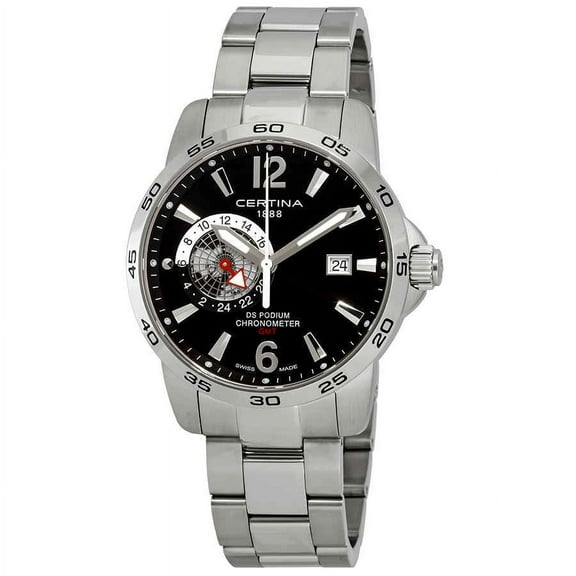 Certina DS Podium GMT Black Dial Men's Watch C034.455.11.057.00