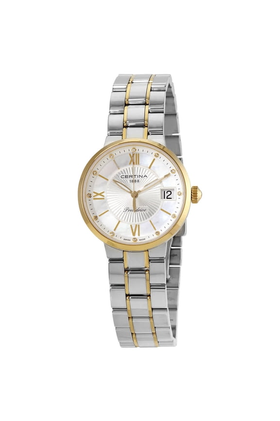 DS Stella Quartz Diamond Mother of Pear Dial Ladies Watch C031.210.22.116.00