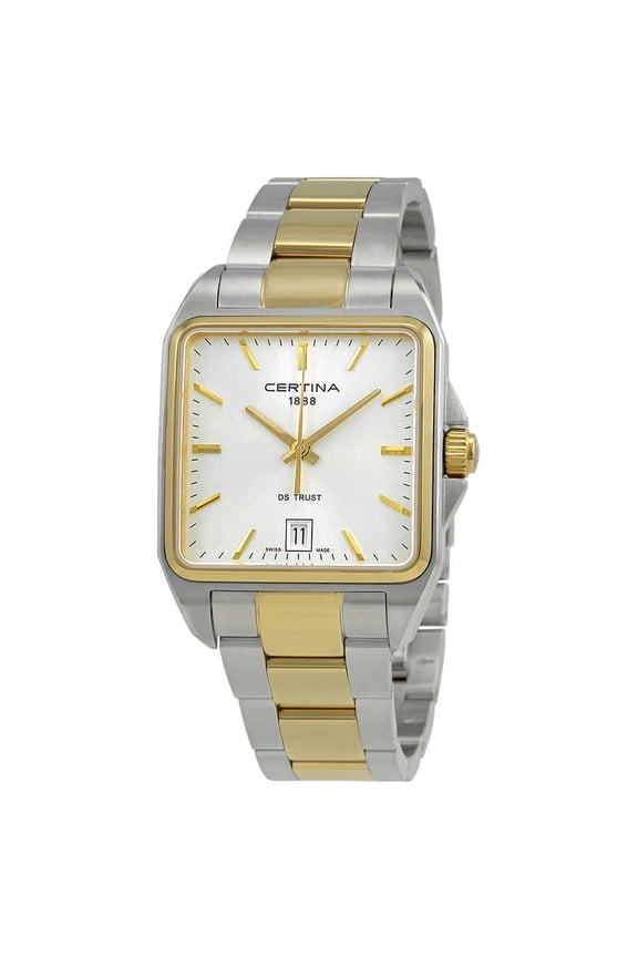 DS Trust Quartz Silver Dial Two-tone Ladies Watch C0195102203100