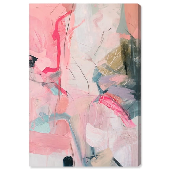 Cerulean Spark Canvas Colorful Pastel Art by Art Remedy, Gallery Wrapped, 24" x 36"