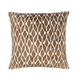 thumbnail image 1 of Cerval Blue Silk Velvet Ikat Pillow, 20" X 20", 1 of 3