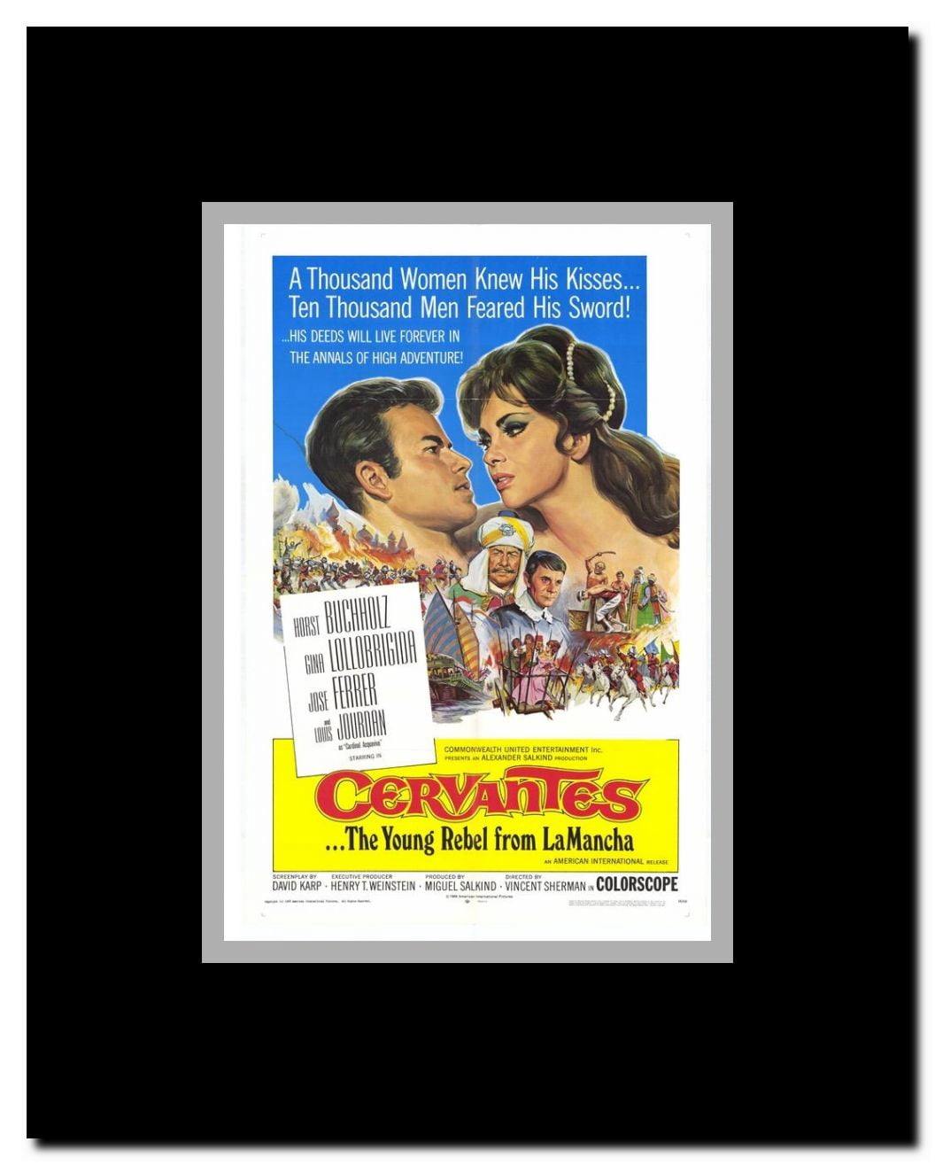 Cervantes Framed Movie Poster