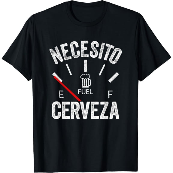 Cerveza Por Favor Necesito Cerveza Funny I Need Beer T-Shirt