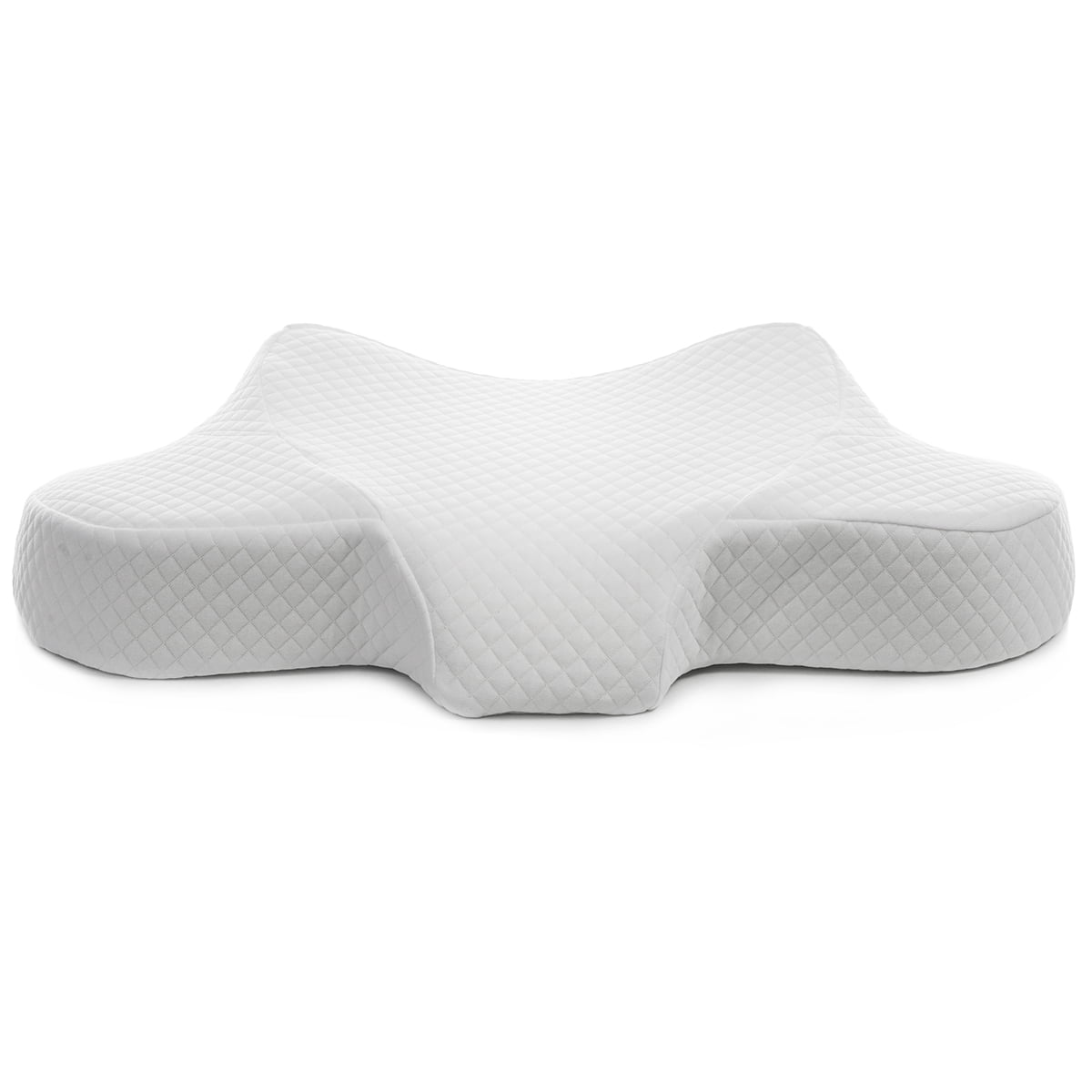 Cushion Lab Extra Dense Ergonomic Cervical Pillow for Firm Neck Support -  Orthopedic Contour Pillow for Back/Side Sleeper Neck Relief, CertiPUR–US  Memory Foam Pillow W/Organic Cotton Cover 