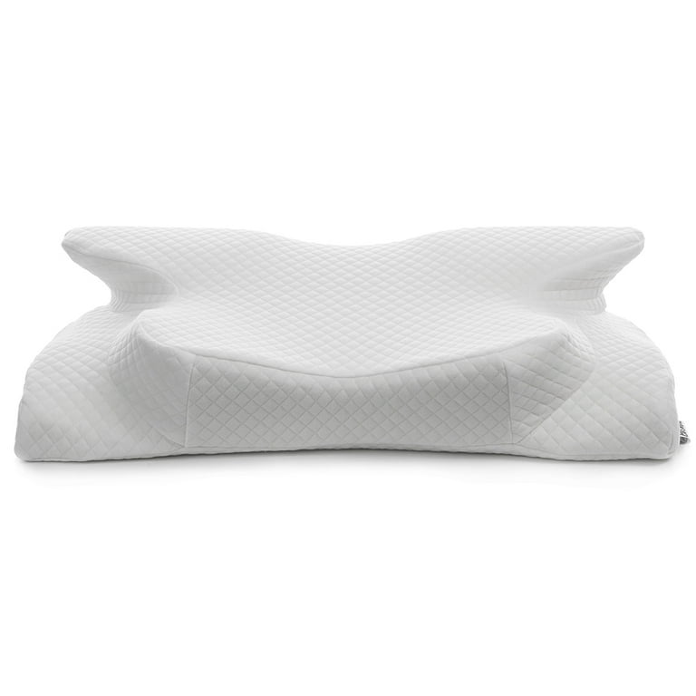 Soft cervical pillow is used to relieve cervical pain and shoulder pain,  cervical memory foam contour pillow, ergonomic orthopedic cervical spine  support tasteless sleep pillow, suitable for side sleepers, back and abdomen