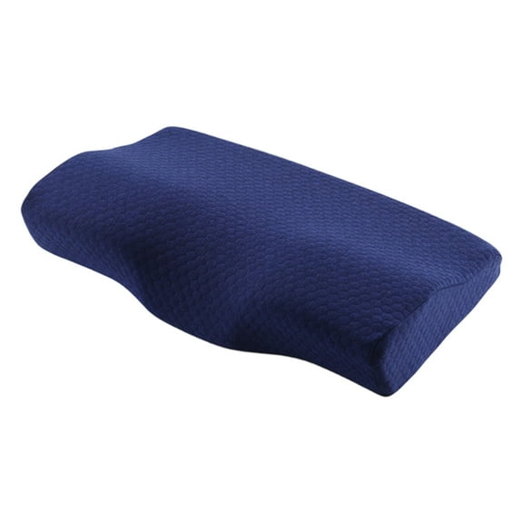 Cervical Memory Foam Pillow with Slow Recovery Technology and Temperature Regulating Bamboos Fabric for Comfort