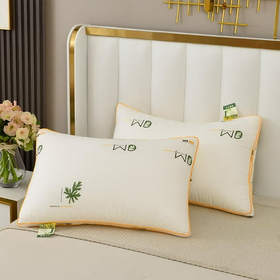 Cervical Neck Pillow for Pain Relief - Ergonomic Memory Foam Pillows for Sleeping, Cooling Side Sleeper Pillow for Neck Support, Contour Orthopedic Bed Pillow for Back Stomach Sleepers, White