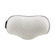 Cervical Neck Pillow for Pain Relief Sleeping Neck Support Memory Foam Cotton Heat Therapy & Vibrating Massage White Neck Cervical Pillow Traction Orthopedic for Office Home Bed