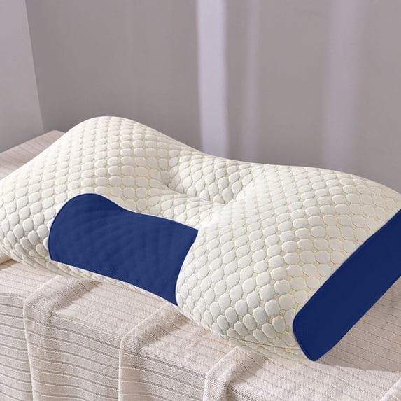 Cervical Neck Pillow for Sleeping | Memory Foam Support Pillow for Neck Pain Relief | Orthopedic Contour Pillow for Adults and Students | Home, Office, and Travel Use | Washable Pillowcase